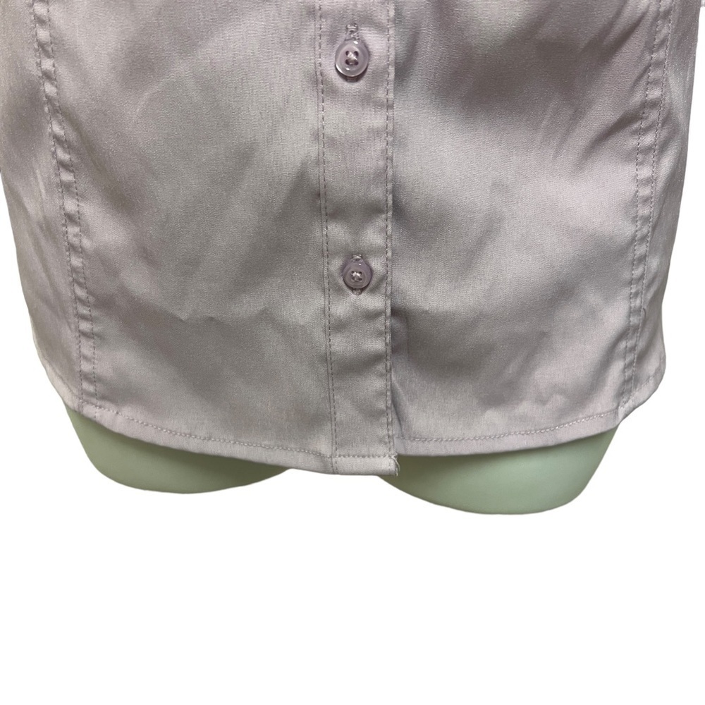EST. 1946, Women's Lavendar Button Down Blouse, Size Large - Picture 7 of 10